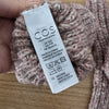 COS Cotton Chunky Knit Mittens Gloves Pink/Beige/Tan, size XS-S