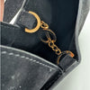 KHAITE The Small Sara Calfskin Suede Tote Bag Black Shoulder Bag NWOT