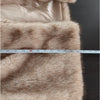 NWT JLuxLabel Ivory/Brown Soft Season Faux Fur Coat, size L/XL
