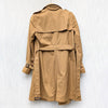 J.Crew City Trench Coat F5341 Womens 2 Tan Double-breasted Cotton Long Sleeve