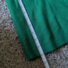 P.A.R.O.S.H. Green Ribbed Long Sleeve Cut Out Cold Shoulder Knit Top, size M