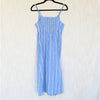Part Two Reysa Dress Womens EU36/ S Marina Blue Linen Sleeveless Shirt Button