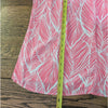 Lovers + Friends Makena Fuchsia Leaf Print Midi Sleeveless Dress, size L
