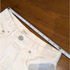 Moussy Vintage White Denim High-Waisted Ankle Jeans, Size 25