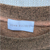 John Elliott 2PC Set: Brown Sweatshirt, size 1/S & Sweatpants, size 2/M