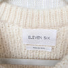 Eleven Six Nyla Sweater Womens S Ivory Alpaca/Wool Knit Crewneck Long Sleeve