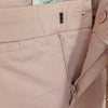 Vince Bermuda Shorts Womens 0 Pink Cotton Stretch Mid-rise Chino Long