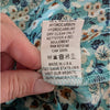 Anthropologie Anna Sui Forget Me Not Floral Silk Sleeveless Button Blouse, sz 2