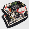 Zadig & Voltaire Floral Skull 100% Silk Scarf