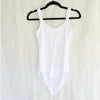 United Colors of Benetton Super Stretch Cotton Bodysuit Womens XS/S White NWOT