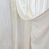 Enza Costa Off-White Satin Slip Maxi Dress Womens 2 Sleeveless Scoop Neck Split
