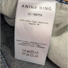 Anine Bing Brie Jeans Womens 27 Blue Denim High-rise Wide Leg