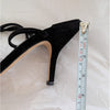 Magda Butrym Berlin Crystal Velvet Sandals Heeled Italy Shoes, size 40/US 10
