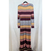 Ulla Johnson Evangeline Striped Metallic Knit Maxi Dress XL