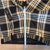 Brian Dales Pants Womens IT 44/M Black/Cream Check Plaid Wool Mid-rise Chino NWT