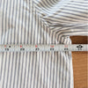 Anine Bing Essie Shirt Womens S White/Blue Oversized 100% Cotton Button-up