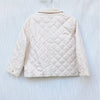 J.Crew Quilted Lady Classic Fit Cream Shirt Jacket with PrimaLoft®, size M
