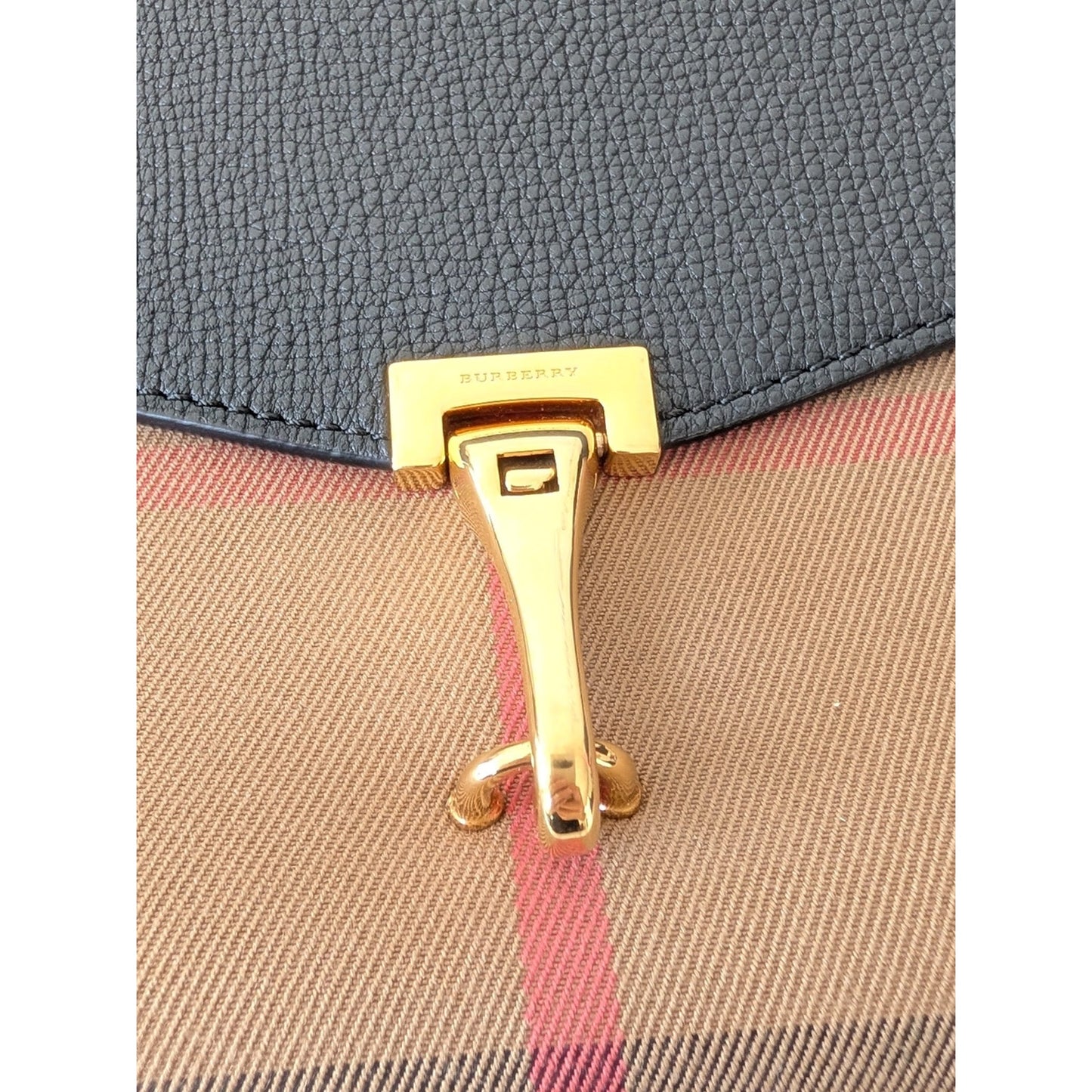 Burberry Black House Check Macken Small Shoulder Bag