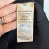 Burberry Bilston Logo Knitted Merino Wool Sweater Unisex Womens L Black Crewneck