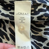 The Great The Cove Leopard Print Cotton Button-Down Shirt Size 2 M