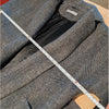 12 Storeez Wool Cashmere Coat Womens OS Gray Wrap Tie-Waist Longline