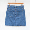 J.Crew Denim Blue A-line Button Front Short Mini Skirt AW324, size 26