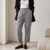 Zara Trousers Womens S Gray High-rise Cropped Dress Chino Pants