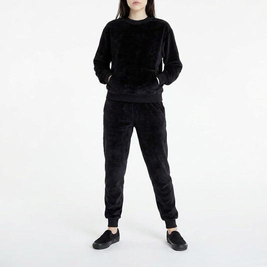 Carhartt WIP 2PC Silverton Velour Set: Sweatshirt Sweat Pants, in Black sz XS/S