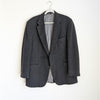 Joseph & Lyman Gray 100% Cashmere Wool Single-Breasted Blazer Jacket, size L