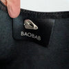 BAOBAB Miko Mini Bag Womens XS Black Sparkle Two-Tone Sides Leather Shoulder NWT
