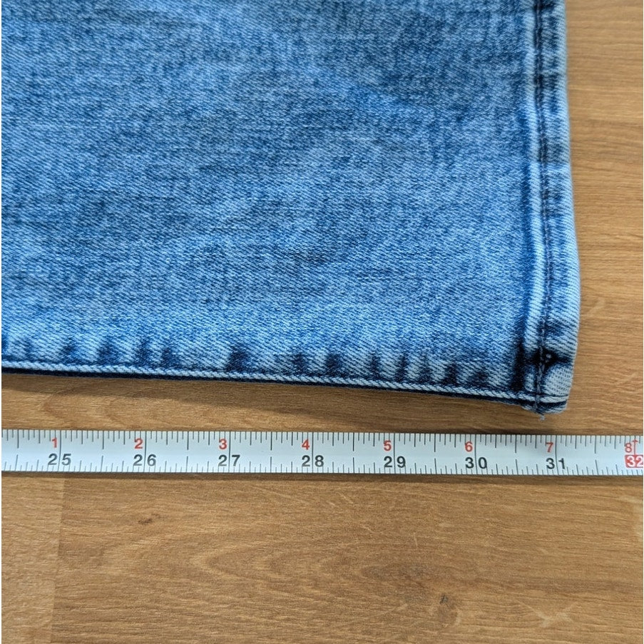 Mother Hustler Sneak Jeans Womens 25 Blue Denim High-rise Full Length