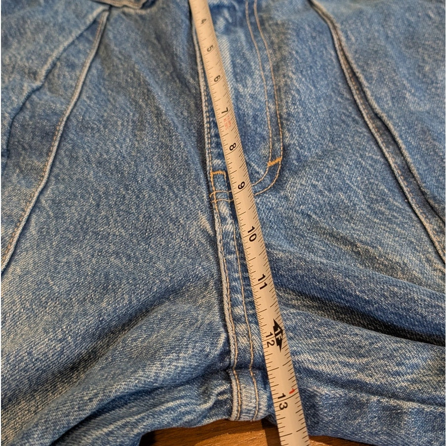 We The Free Free People Marx Slouchy High Rise Cargo Jeans, size 26