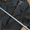 Mexx Black Wool Blend Double-Breasted Peacoat Coat, size 4