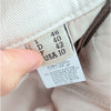 Brunello Cucinelli Straight Tapered Pleated Pants Womens 10 Ecru Cotton High-rise Chino