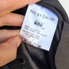 See by Chloe Silk Cutwork Detail Dress Womens 6 Black V-neck Short Sleeve Mini