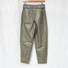 NWOT Veronica Beard Atala Tapered Vegan Leather High Rise Cropped Pants, size 2