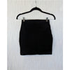 Sezane Black Asymmetric Wrap Mini Skirt Size XS