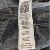 Frame Le Baggy Palazzo Wide Leg Jeans Womens 28 Dark Gray Flocked Full Length