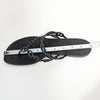 Hermes Island Sandal Womens EU 39/US 8.5 Black TPU Iconic Chain Made in Italy