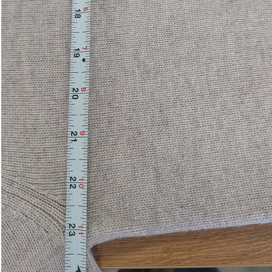 Max Mara Jack Wool Cashmere Dress Womens Beige Long Sleeve Hooded Midi