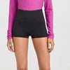 All Access by Bandier Biker Shorts Womens XS Black AV Logo High Waist Seamless