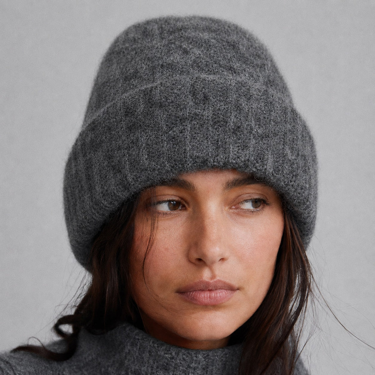 Lululemon Alpaca Wool-Blend Beanie Hat Unisex S/M Dark Gray NWT