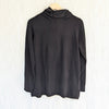 Alice + Olivia Jules Cashmere Drapped Pullover Womens M Black Relaxed Fit NWT