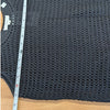 Vince Tank Womens M Black Cotton Knit Crochet Sleeveless Round Neck