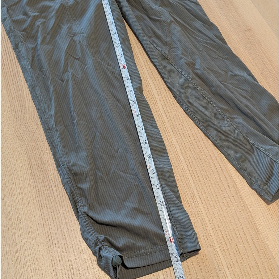 Lululemon Dance Studio Crop *25" Pants Womens 4 Green Mid-rise Cropped