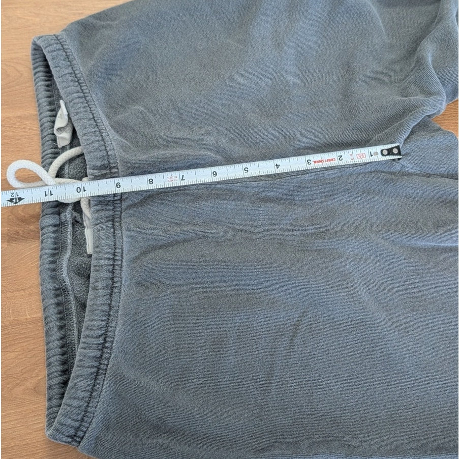 The Great Staduim Sweatpants Womens 0 Gray Cotton Relaxed Cropped