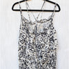 Anthropologie Black/White Flowy Strappy Sleeveless Midi/Maxi Dress, size S