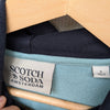 Scotch & Soda Unisex Organic Cotton Felpa Logo Hoodie, size S