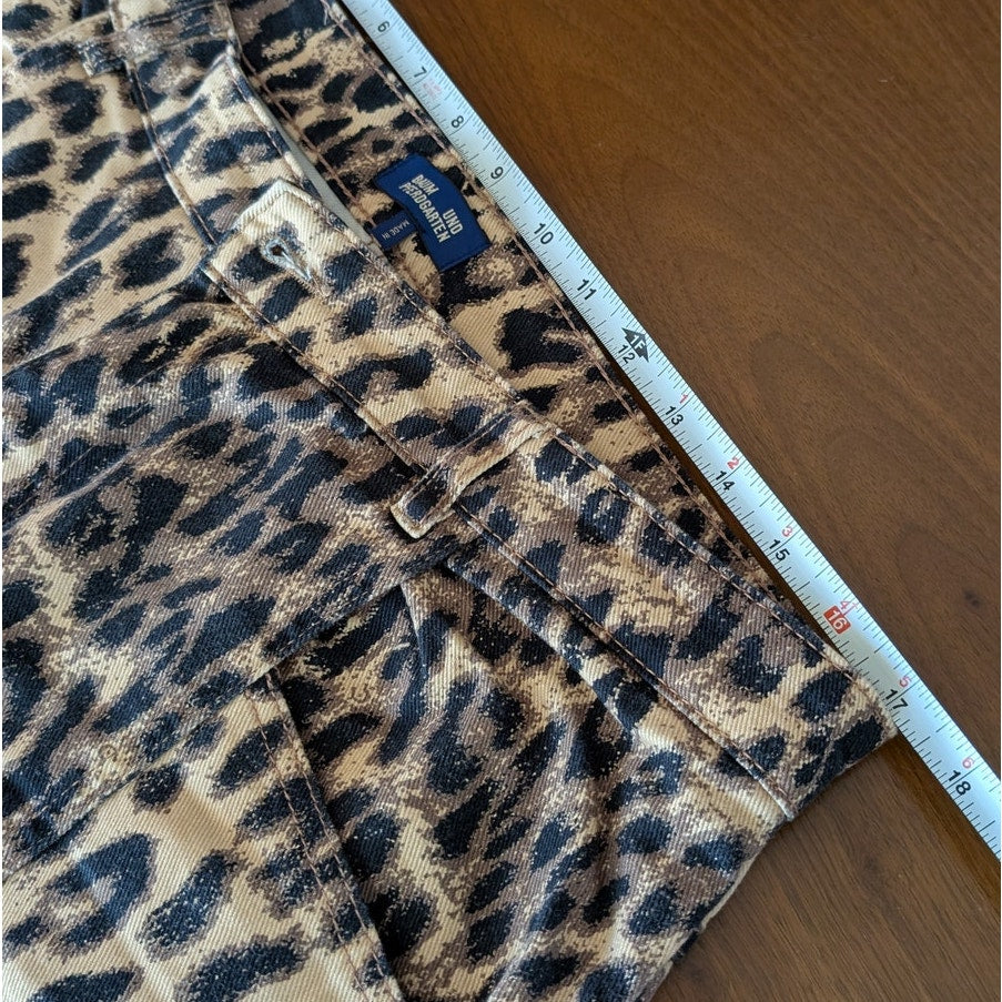Baum und Pferdgarten Nara Denim Leopard High Waist Wide Leg Jeans, size EU44/12