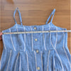 Part Two Reysa Dress Womens EU36/ S Marina Blue Linen Sleeveless Shirt Button